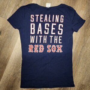 💗Victoria's Secret PINK Boston Red Sox "Stealing Bases" MLB T-Shirt
